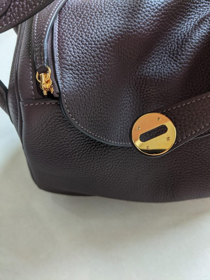 Hermes Lindy 26 In Rouge Sellier With Gold Hardware – Found Fashion