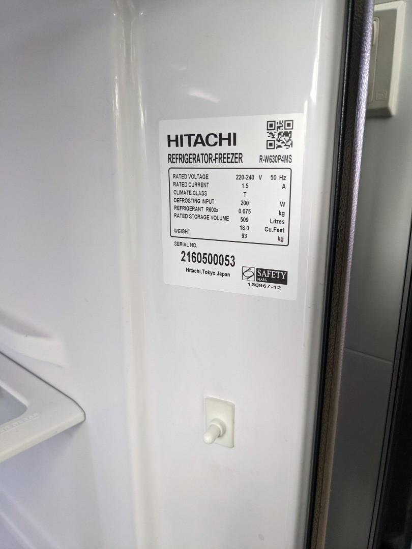 Hitachi French 4Door Fridge, TV & Home Appliances, Kitchen Appliances