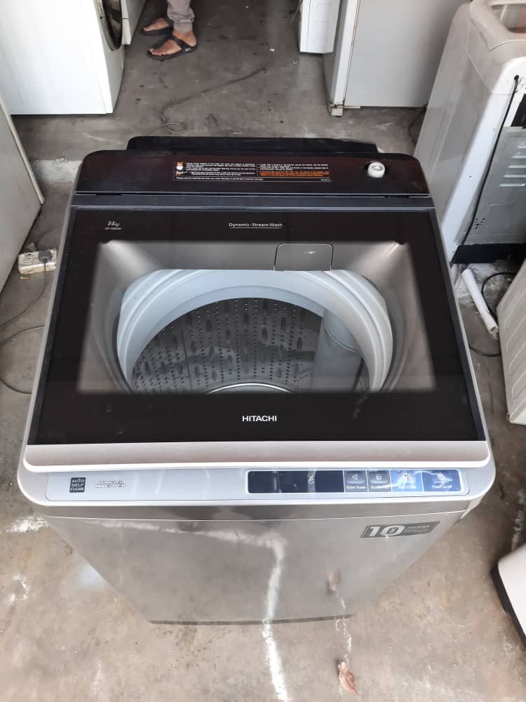 Hitachi washing machine 14kg, TV & Home Appliances, Washing Machines ...