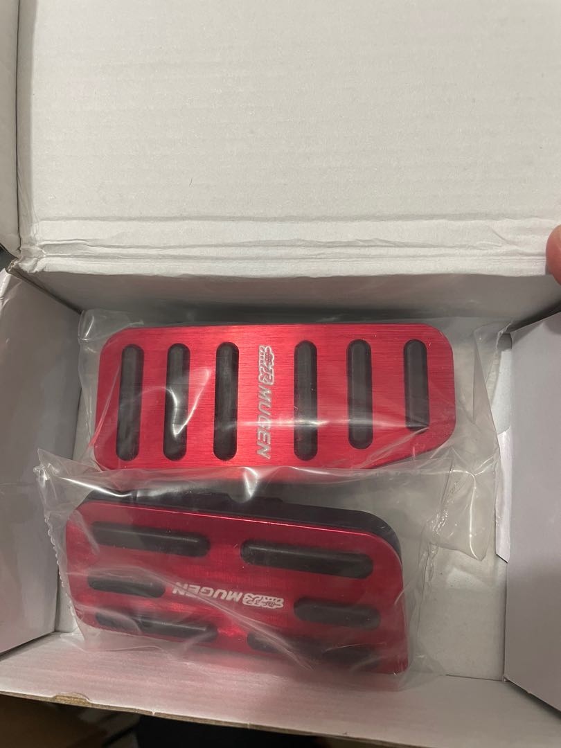 Honda Foot Pedal Cover Mugen, Car Accessories, Accessories on Carousell