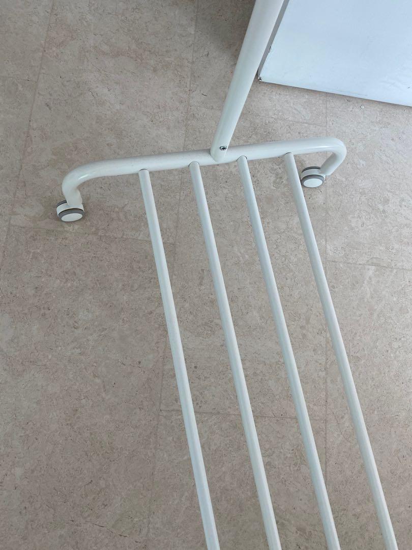 IKEA Clothes Rack with Wheels, Furniture & Home Living, Furniture