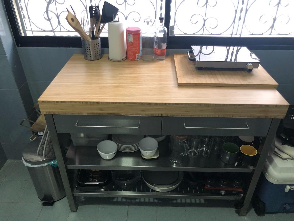 IKEA Rimforsa work bench, Furniture & Home Living, Kitchenware