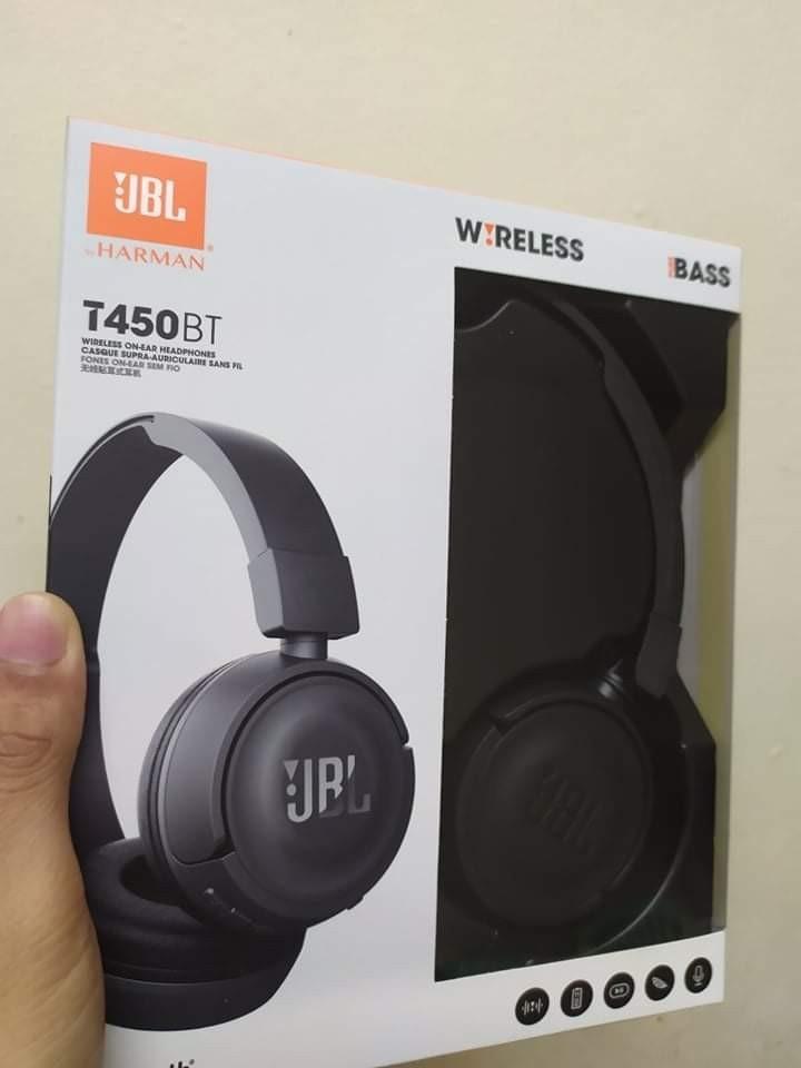 JBL T450BT WIRELESS BLUETOOTH OROGINAL Brand New FOR SALE 850 LAST PRICE meet up transaction only sm manila, Audio, Headsets on Carousell