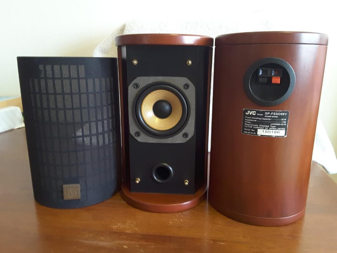 JVC Bookshelf Speaker, Audio, Soundbars, Speakers & Amplifiers on Carousell