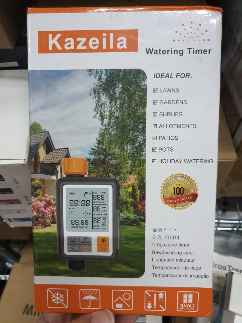 Kazeila Hose Timer, Water Timers for Hoses Programmable, Sprinkler Timer with Rain Delay / Child