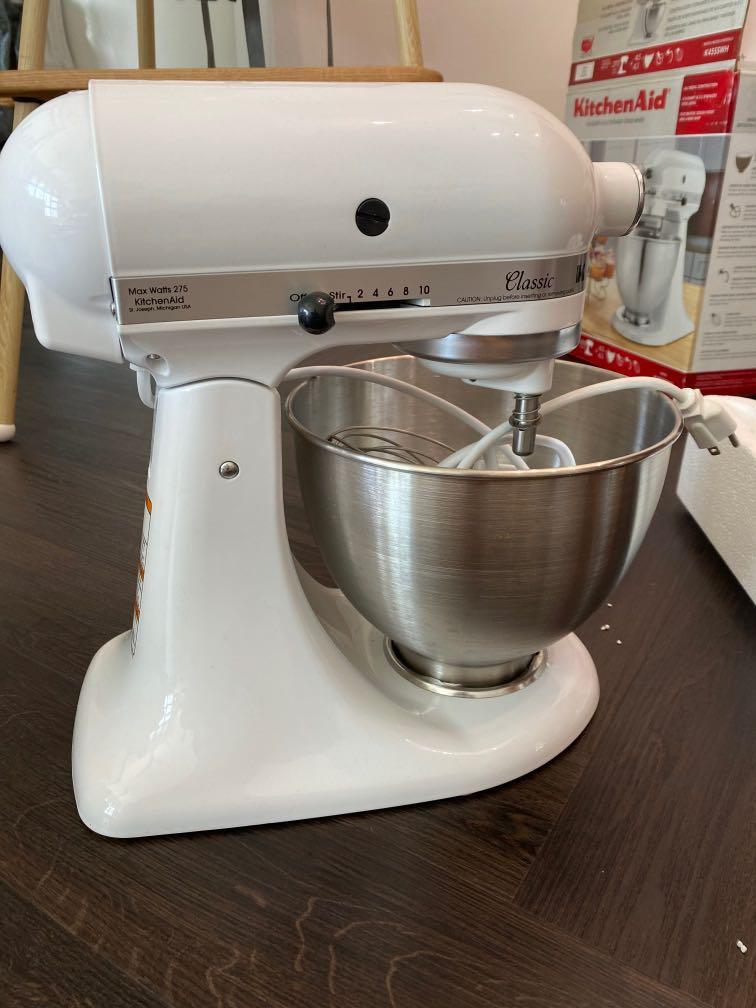 Kitchenaid 4.3L Stand Mixer K45SSWH, TV & Home Appliances, Kitchen