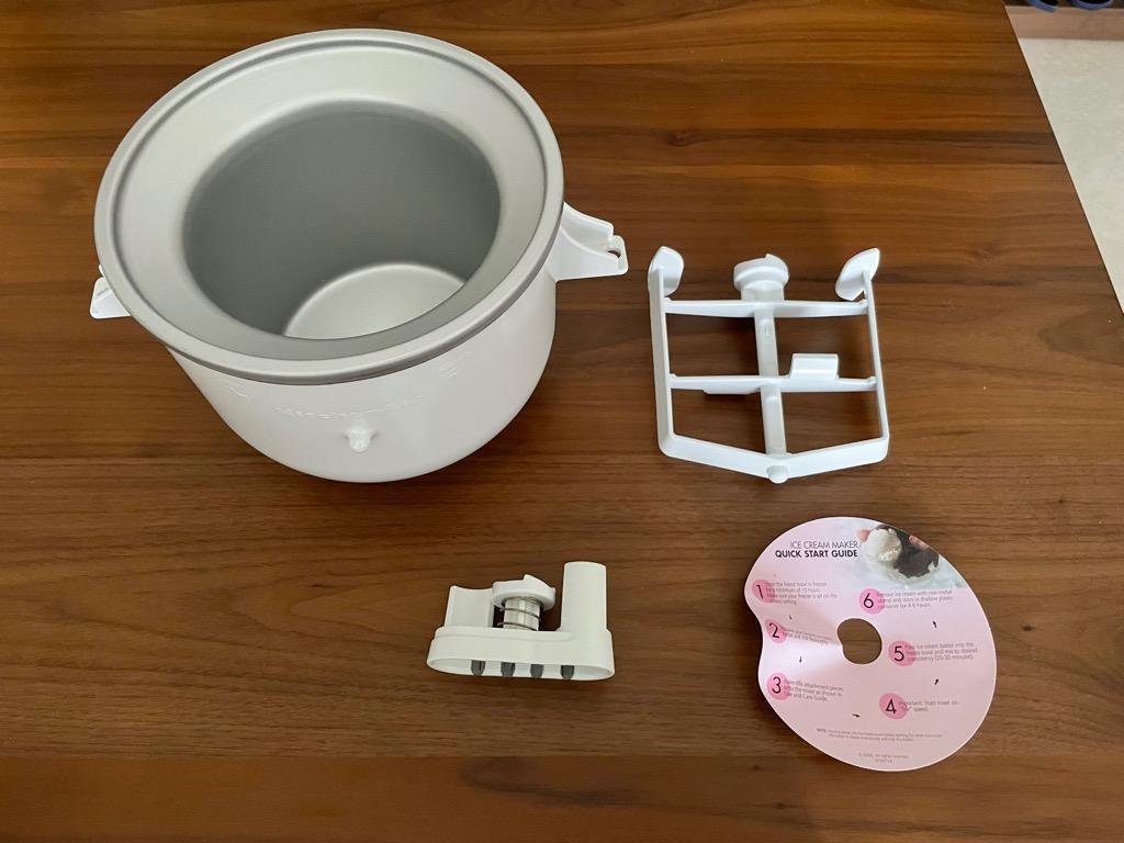 Kitchenaid kica0wh ice cream maker attachment discount