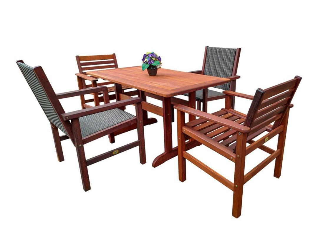 Kwila seater outdoor set, Furniture Home Living, Furniture
