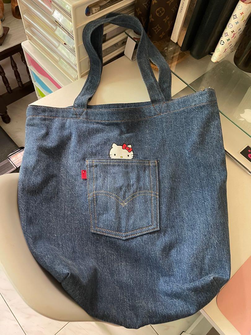 Levis x Hello Kitty Denim Tote Bag Limited Edition 2019, Women's Fashion,  Bags & Wallets, Tote Bags on Carousell