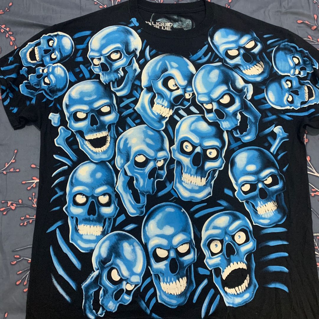 Skull pile tee top