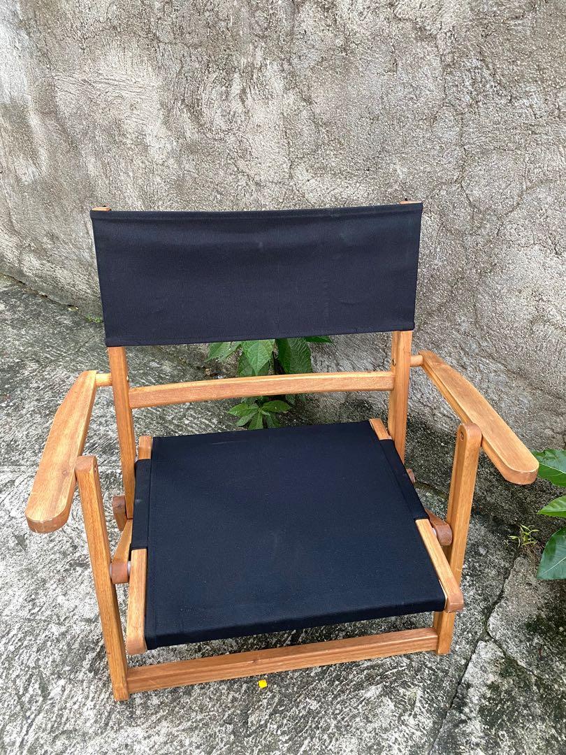 Low directors chair foldable, Furniture & Home Living, Home Decor, Other Home Decor on Carousell