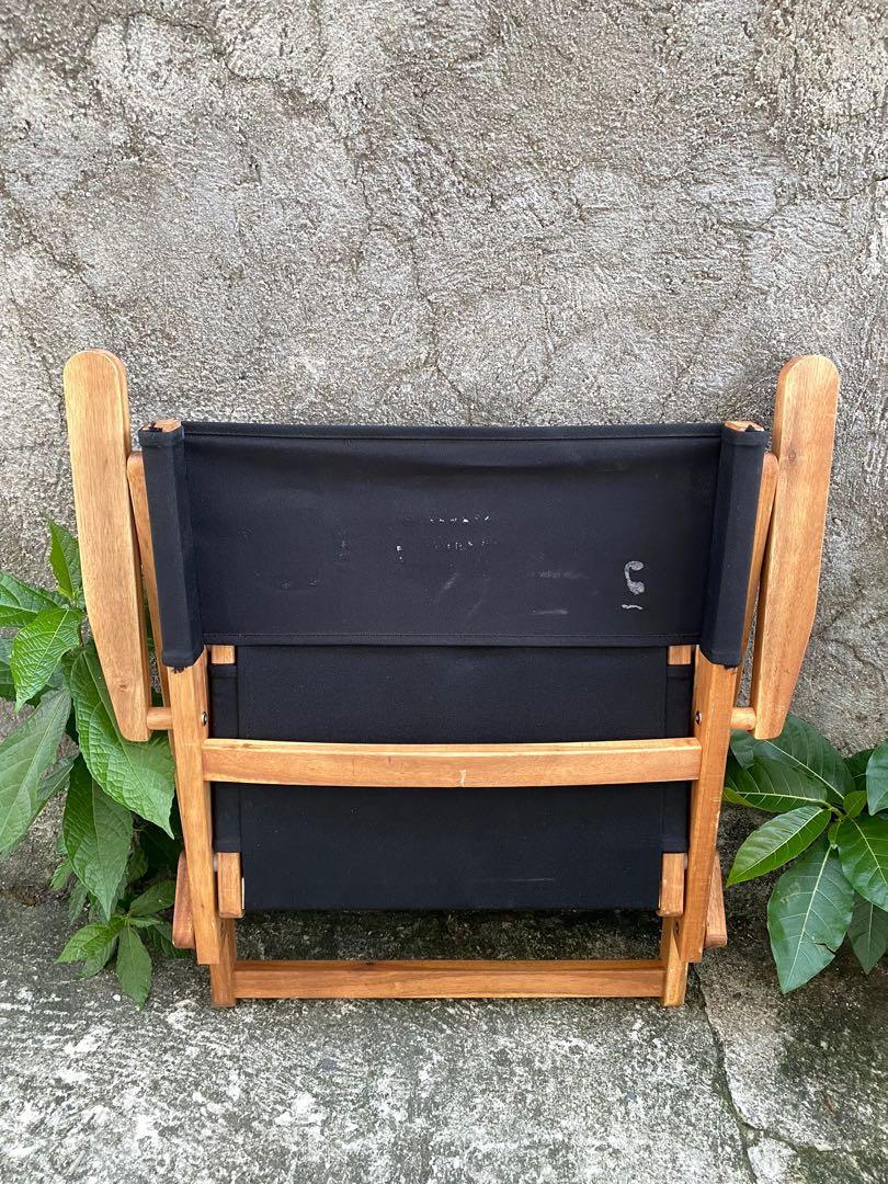 Low directors chair foldable, Furniture & Home Living, Home Decor, Other Home Decor on Carousell