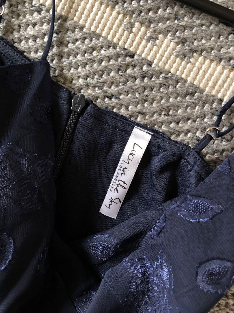 Lucy In The Sky Positano Chiffon Tie Dress Floral Women S Fashion Clothes On Carousell