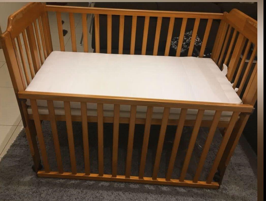 Mama love baby cot, Babies & Kids, Baby Nursery & Kids Furniture, Cots