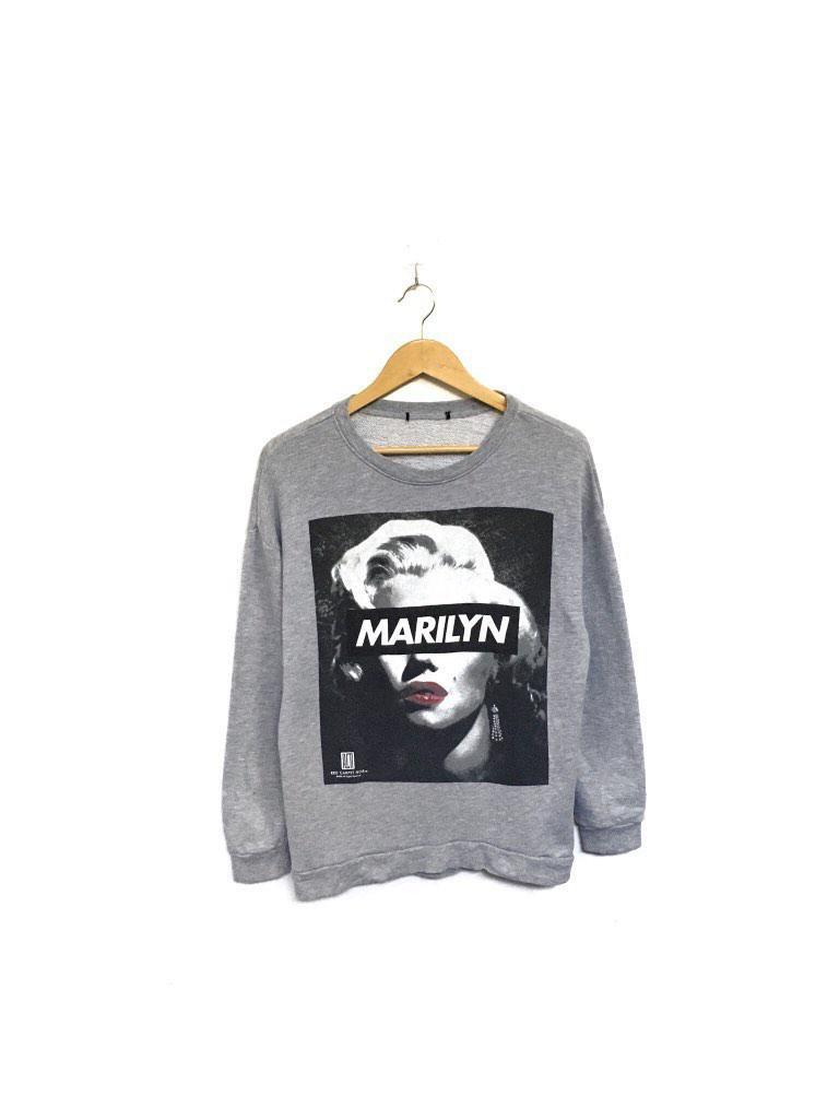 Marilyn Monroe Sweatshirt Women s Fashion Tops Longsleeves on Carousell