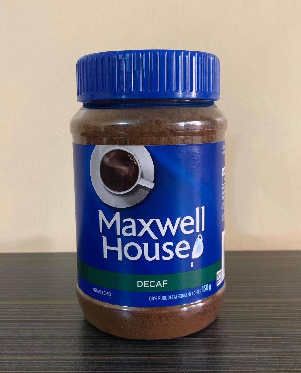 Maxwell House Decaf instant coffee (150 g), Food & Drinks, Packaged