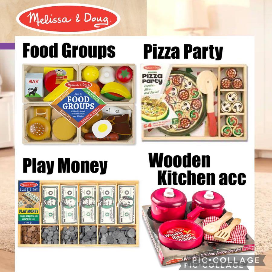 Melissa & Doug Wooden Pizza Party Play Set 1 Ea