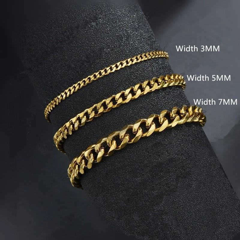 Men silver black gold chain bracelet Men s Fashion Watches