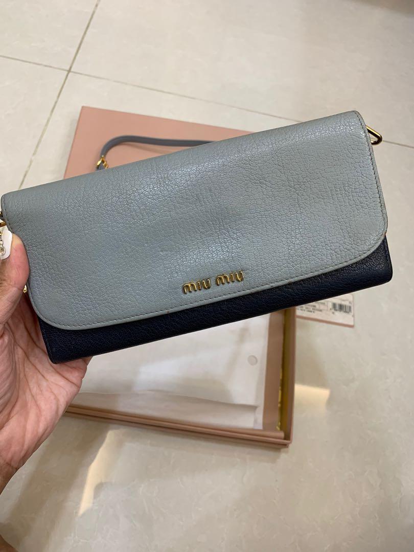Miu Miu Wallet on Chain, Women's Fashion, Bags & Wallets, Wallets
