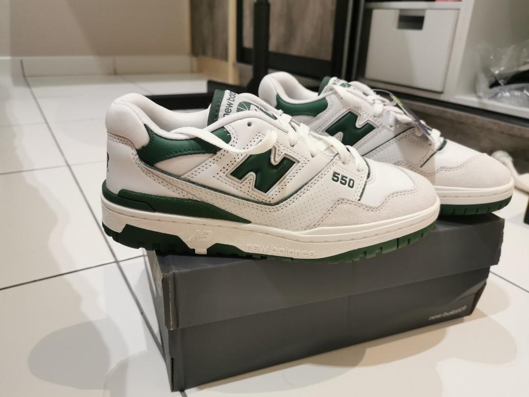 New balance 550 green, Men's Fashion, Footwear, Sneakers on Carousell