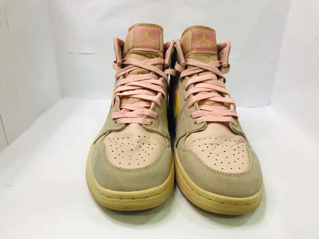 Jordan 1 mid coral gold store