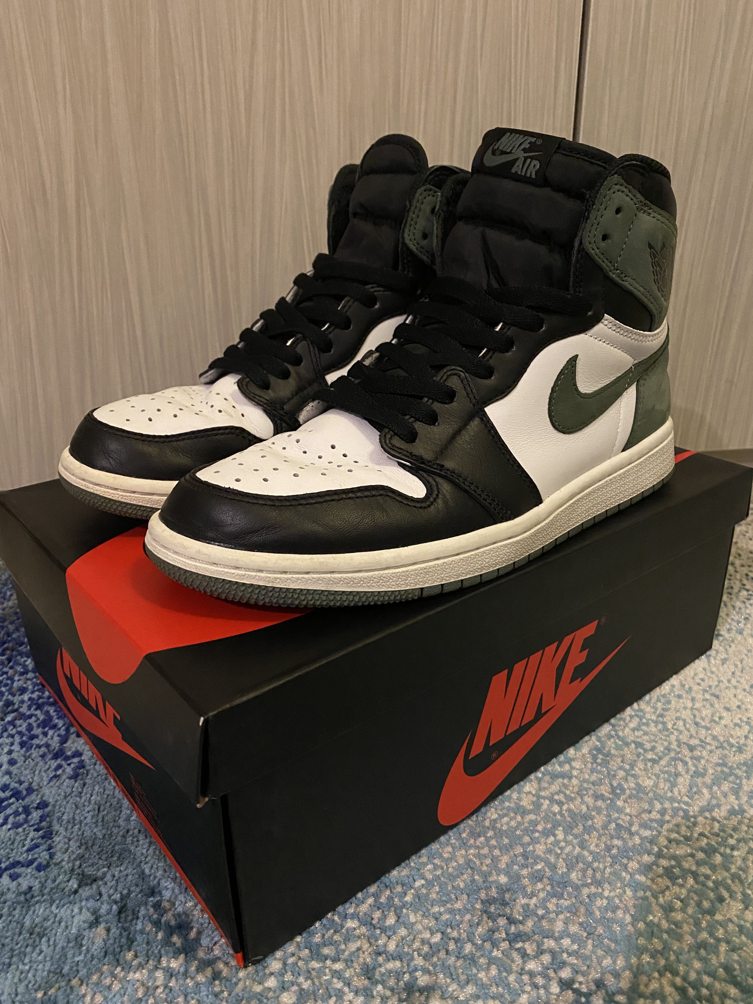 air jordan 1 retro high og clay green