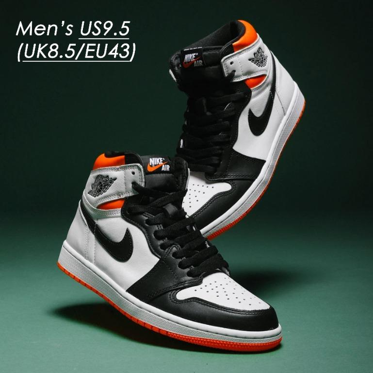 jordan 1 retro high orange and white