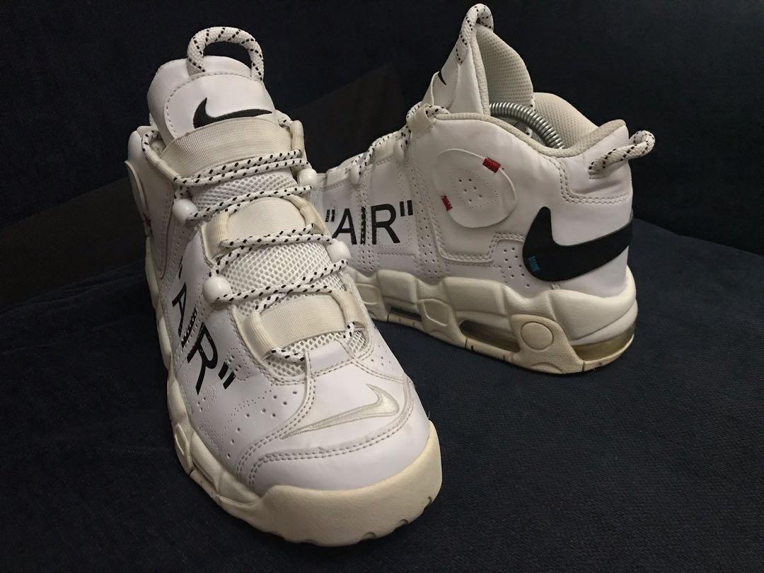 Nike Air Uptempo Off White, Men'S Fashion, Footwear, Sneakers On Carousell