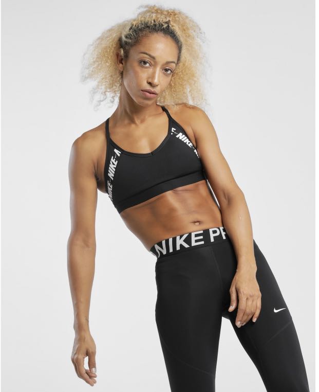 Nike Indy Logo Sports Bra, Women's Fashion, Activewear on Carousell