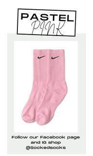 Nike pink Socks
