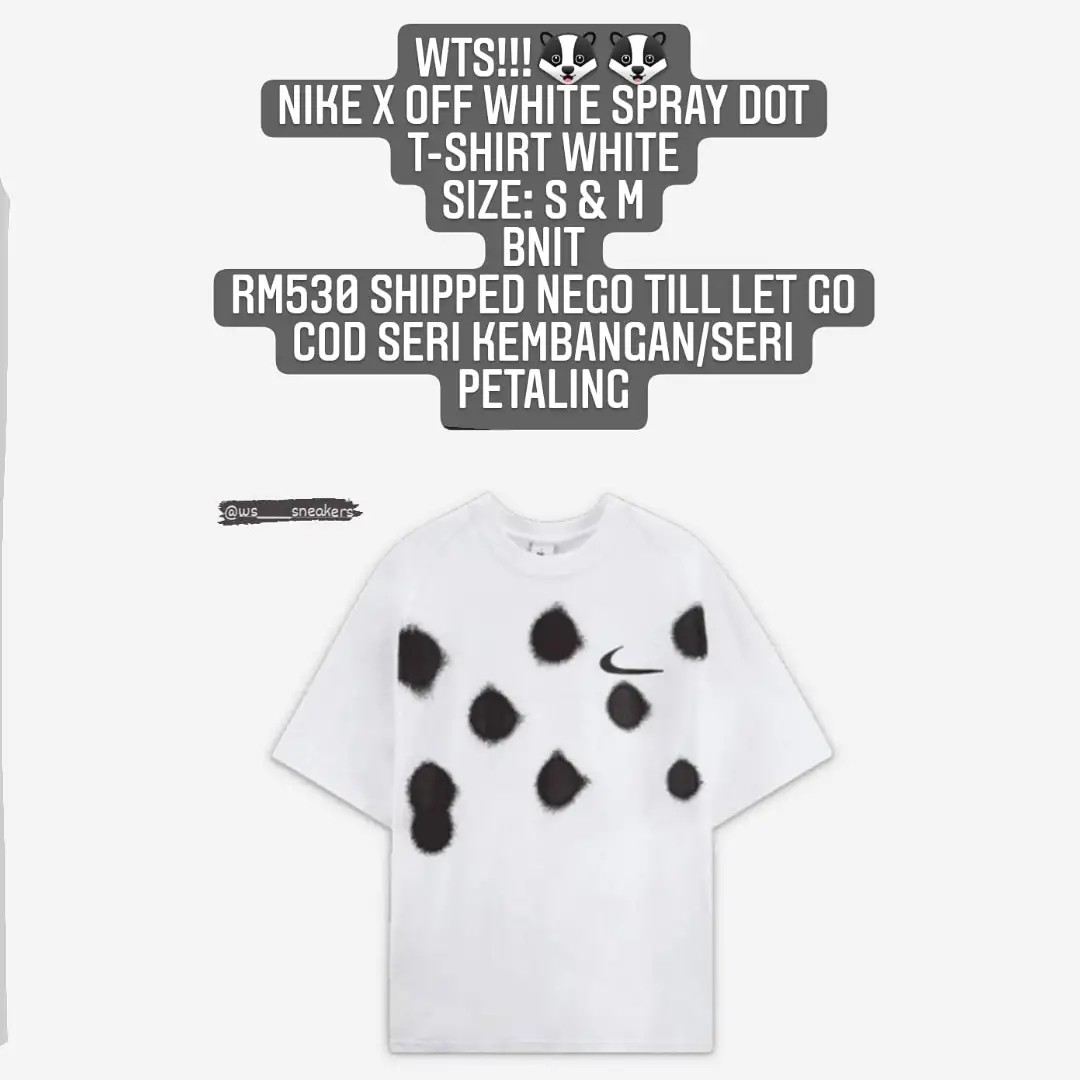 T shirt nike outlet per off white