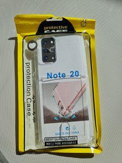 Note 20 clear case with card slot