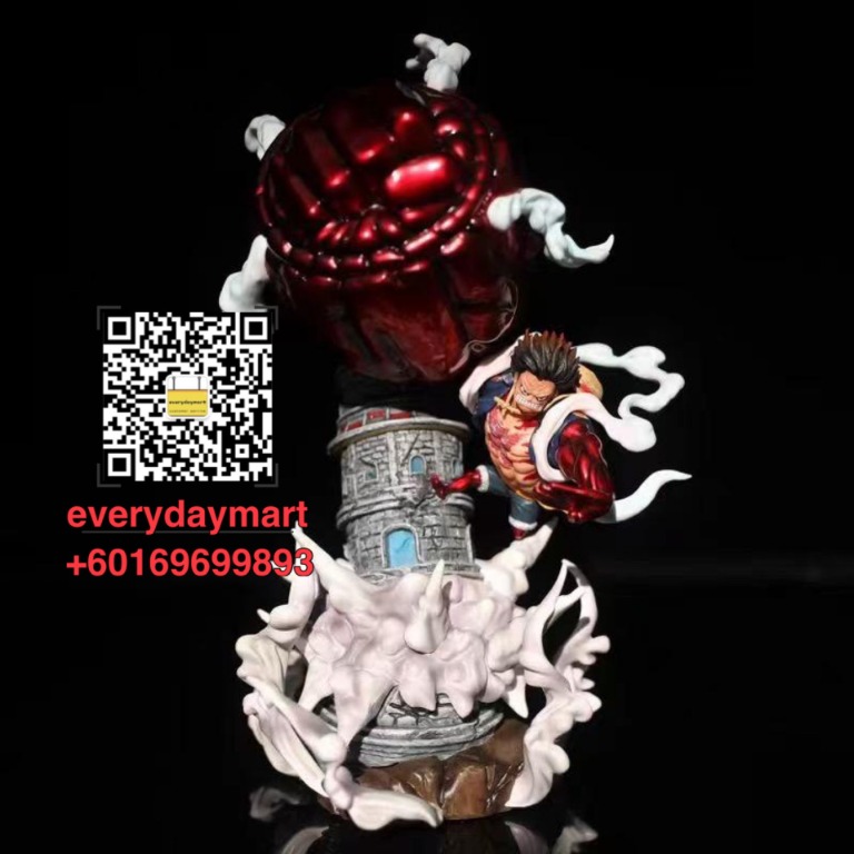 One Piece Monkey D Luffy Gear Fourth Statues Action Figure Gk Toys 海贼王四挡大猿王枪路飞 Gk手办模型摆件 Toys Games Action Figures Collectibles On Carousell