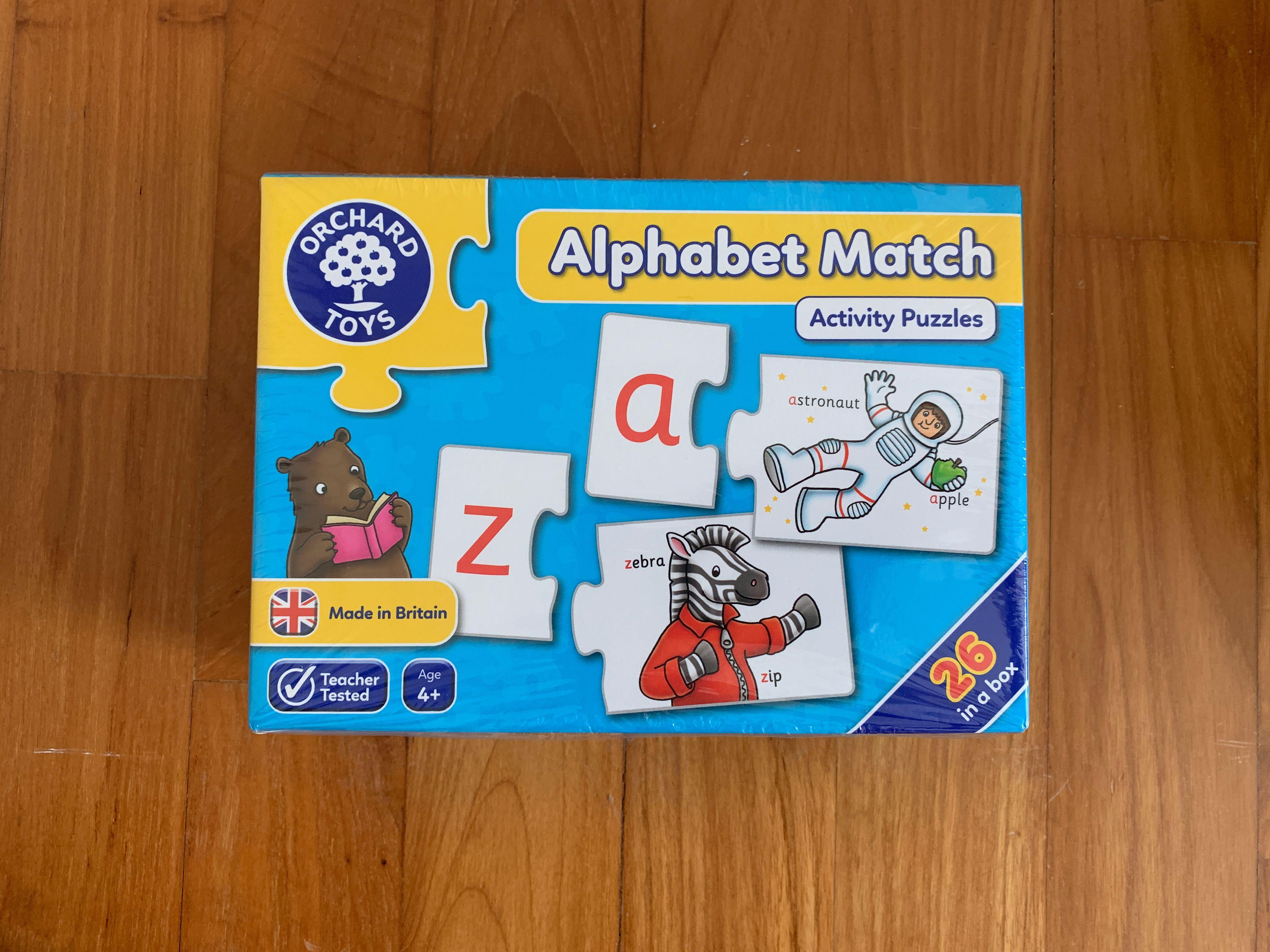Orchard toys top alphabet match