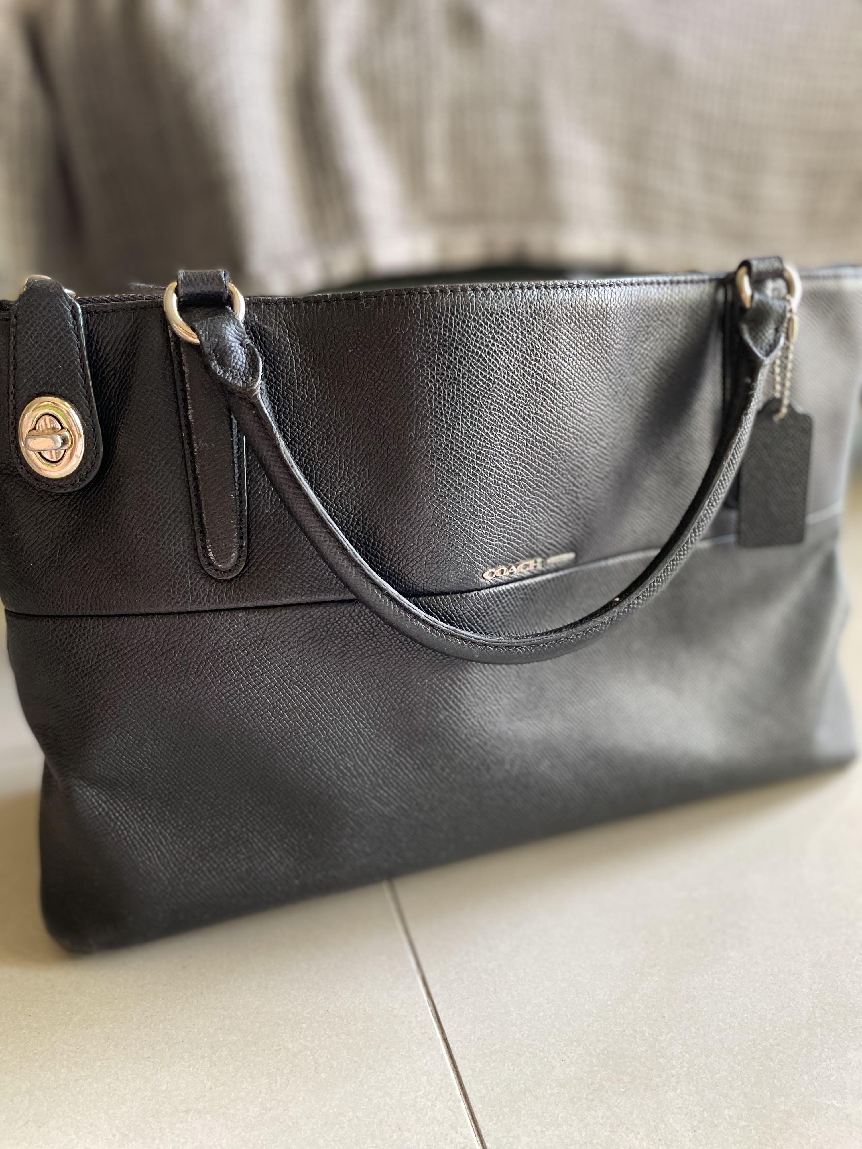 Coach borough best sale bag pebbled leather