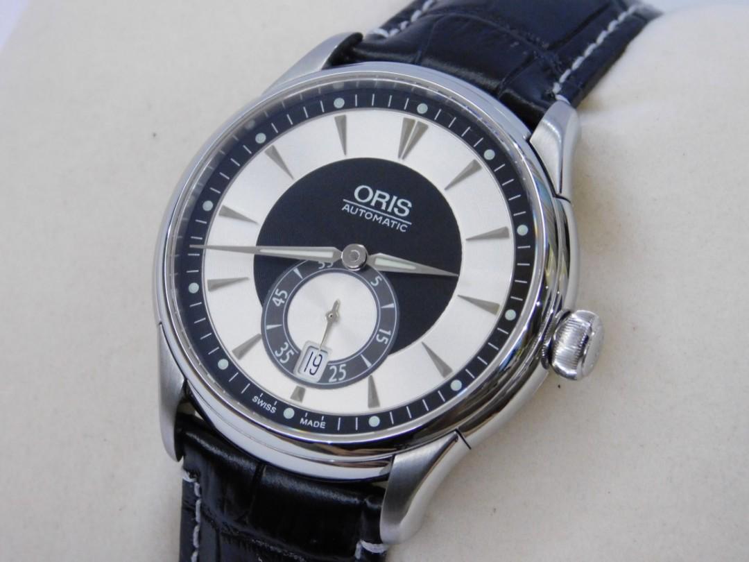 Oris Artelier Small Seconds Tuxedo Dial. Oris watch aquis bc3 big