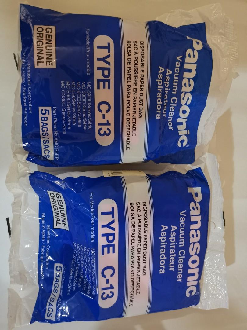 panasonic dust bolsas