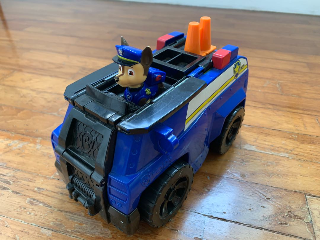 Paw patrol chase transformer on sale