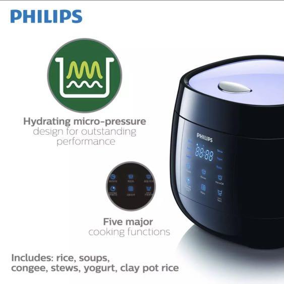 Philips Viva Collection Mini Rice Cooker 0.7L HD3060/62, TV & Home
