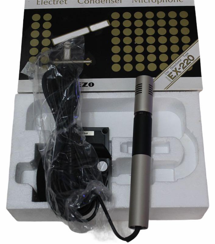 Piezo EX220 Electret Condenser Microphone, Audio, Microphones on Carousell