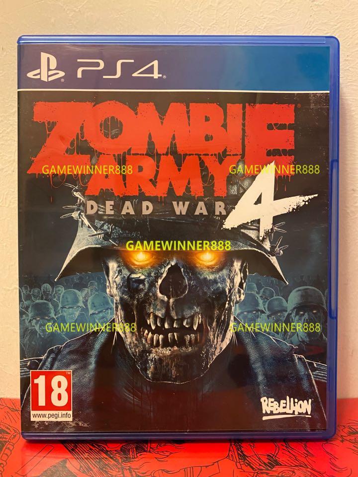 中古二手）PS4遊戲殭屍部隊4 死亡戰爭Zombie Army 4 Dead War 歐版中