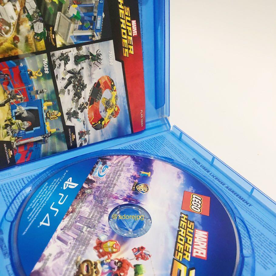 [PS4] LEGO Marvel Superheroes 2 (R3) (Category: PlayStation) located in Caloocan City. Submitted by adorejpg (Listing ID 1102540580, Image 2). Description: LEGO Marvel Superheroes 2 (R3) English/Chinese “Join your favorite Super Heroes and Super Villains from different eras and realities as they go head-to-head in the all-new, original adventure, LEGO Marvel Super Heroes 2!” USED CODES Includes: * Physical Copy with Case * Manual and Disc * Bough