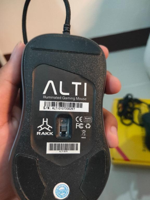 RAKK Alti (Category: Mouse & Mousepads) located in Makati City. Submitted by guruch4n (Listing ID 1102649634, Image 3). Description: RAKK Alti Good for fps gaming and office stuff. RFS: not using anymore, nakatambak na. Lalamove, grab, speedy. etc .
