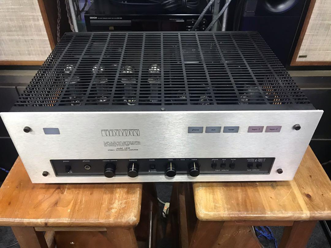 Rare Luxman LX33 tube amplifier, Audio, Soundbars, Speakers