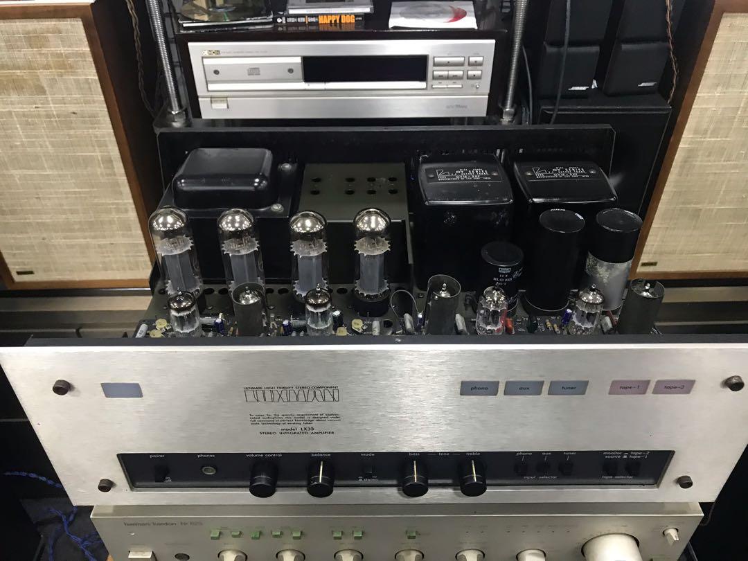 Rare Luxman LX33 tube amplifier, Audio, Soundbars, Speakers