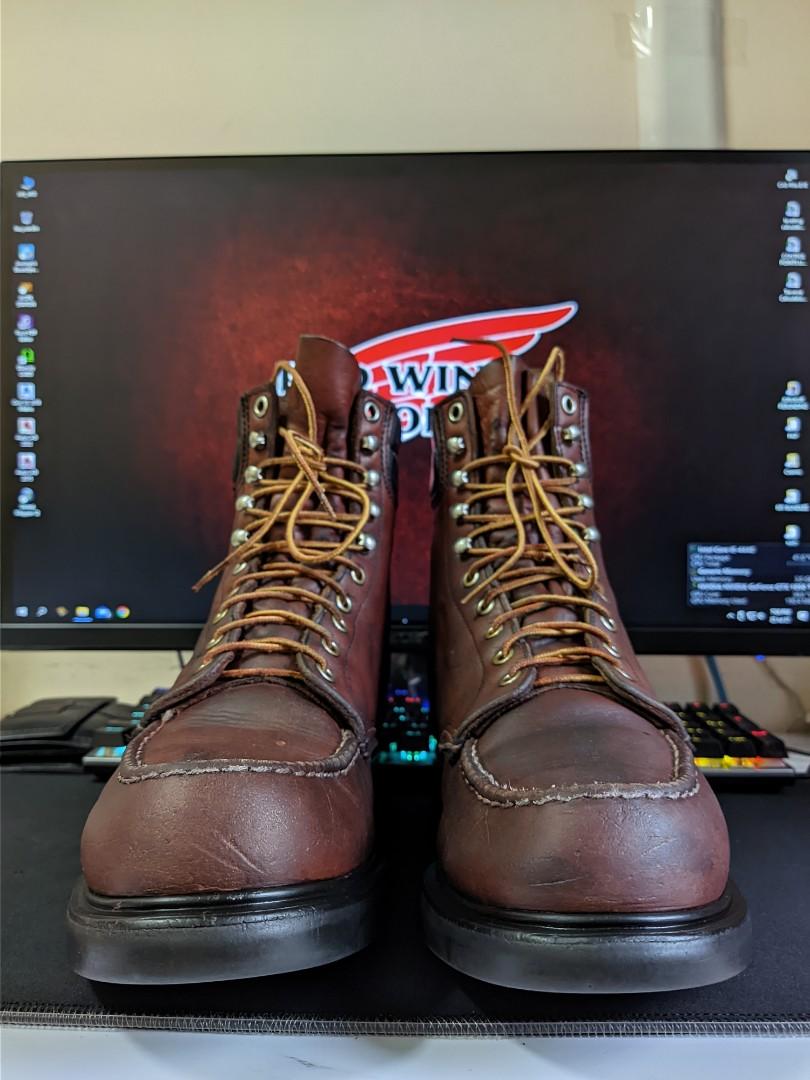 Red Wing 404, Men's Fashion, Footwear, Boots on Carousell