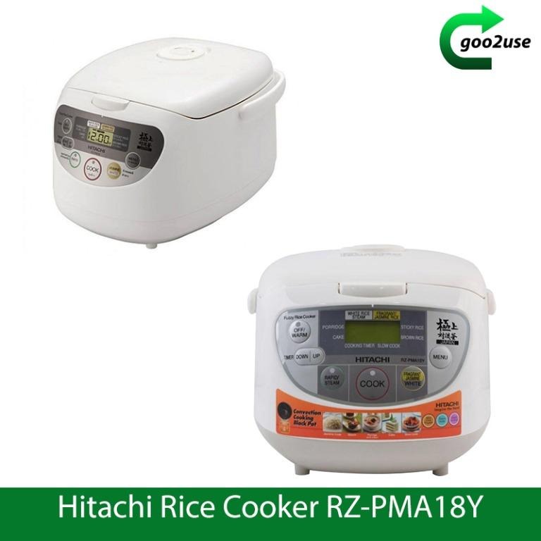 RZPMA18Y Hitachi Rice Cooker, TV & Home Appliances, Kitchen