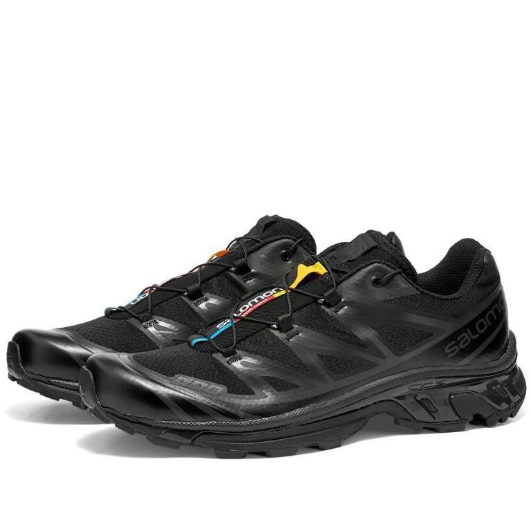 Salomon XT6 triple black uk9 27.5cm, 男裝, 鞋, 波鞋- Carousell