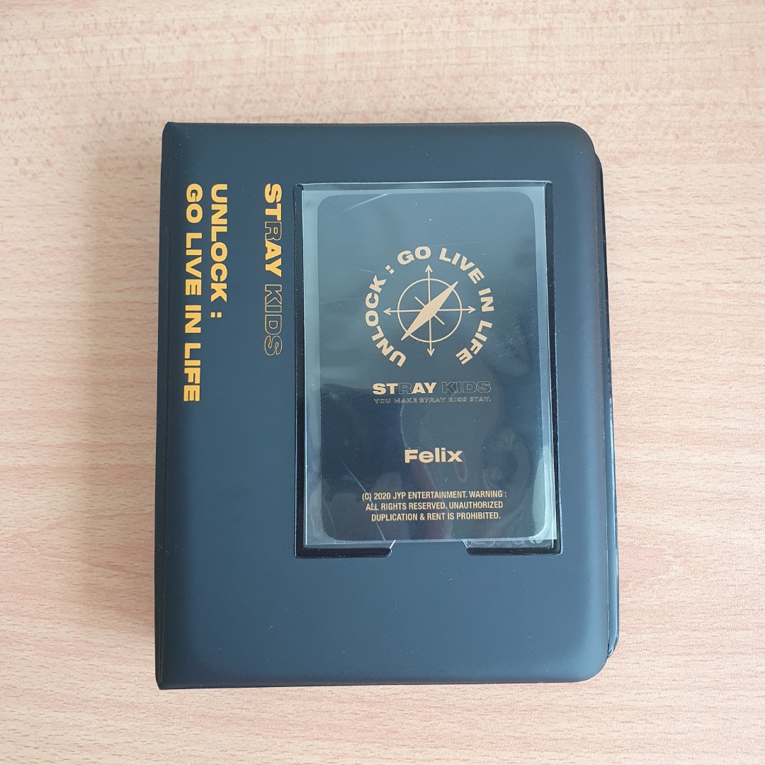 STRAY KIDS BYL PHOTO CARD BINDER (UNLOCK GO LIVE IN LIFE), Hobbies ...