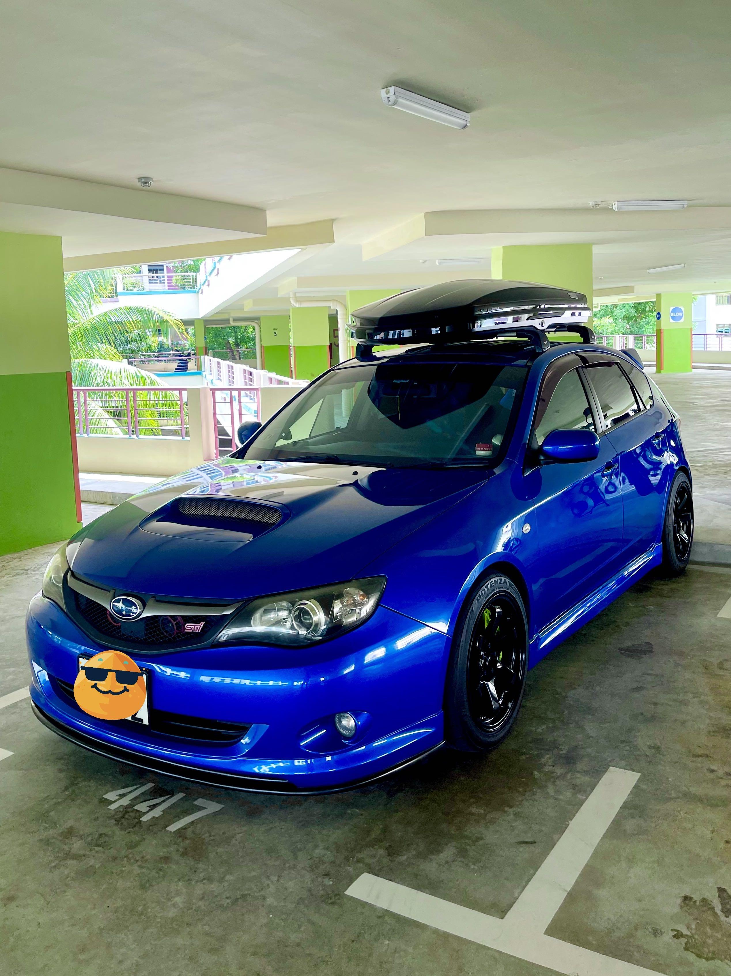 Subaru Impreza S-GT Auto (Category: Used Cars) located in Singapore. Submitted by taufan18 (Listing ID 1102610624, Image 1). Description: Stock 2.0L turbocharged engine producing 246bhp HKS exhaust, Carbing Strut bar, Process West intercooler, Toptech Aluminum radiator Rota IKR 17” rim RE004 changed on 20 Mar 2023 BC BR coilover changed on 27 Nov 2023 Aircon compressor replacement on 14 Jan 2023 STI brembo Front 4 pot Rear 2 pot caliper with slot
